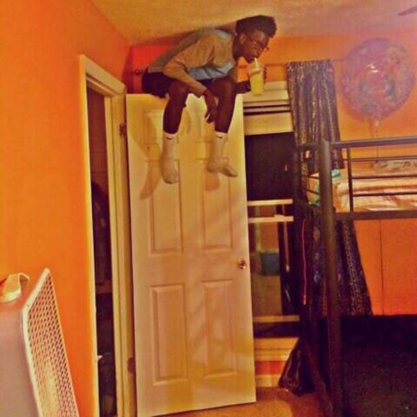 13.) When you can't kill a spider, the struggle is real.