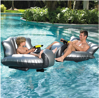 5. Bring bumper cars to the water with these <a href=
https://www.hammacher.com/publish/74134.asp?source=CJ&cm_mmc=CJ-_-2033597-_-2361889-_-Hammacher+Product+Catalog" target="_blank">extra fun floaties</a>.