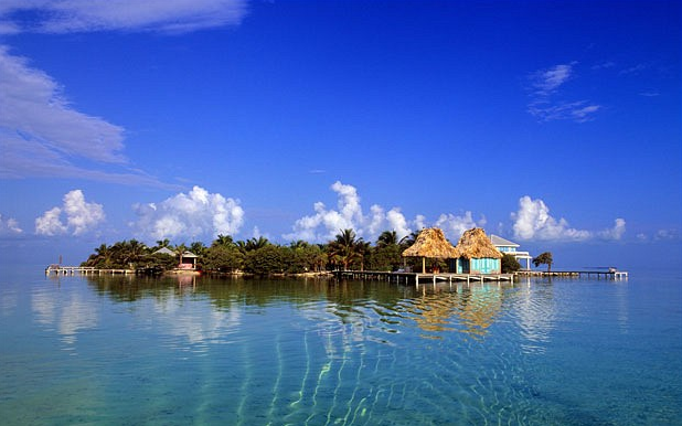 11. Cayo Espanto, Belize: $12,000 per week.