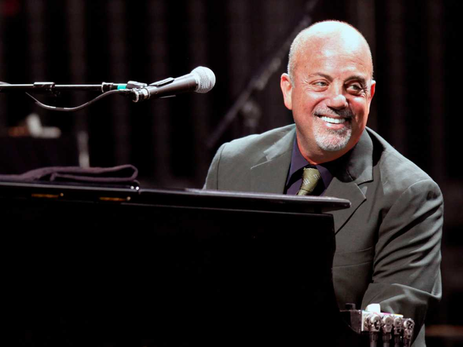 5.) Billy "Piano Man" Joel regularly gives away the front row seats to people sitting in back row.