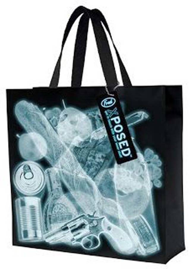 X-Rayed bag.