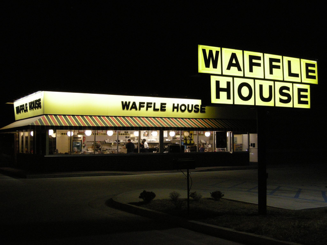 10.) Waffle House claims to sell more steak than any other restaurant.