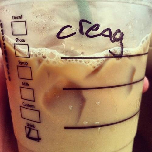 2.) Craig - I can't but read this as "Creeg,"which sounds like the name of a cave troll.