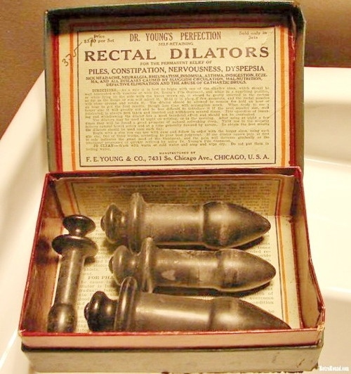 15.) Rectal dilators.