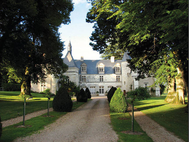 Chateau de Bussiere, Loches, France.