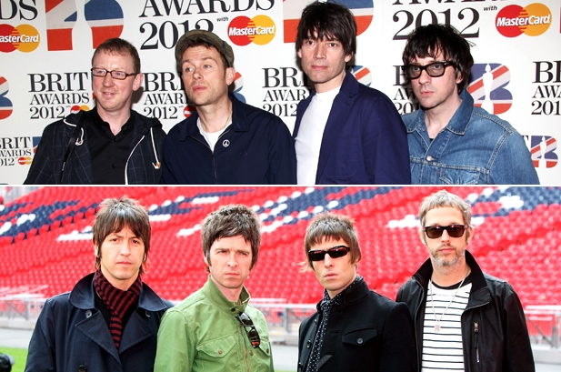 2.) Blur vs. Oasis