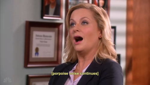 1.) Only Leslie Knope can pull that off.