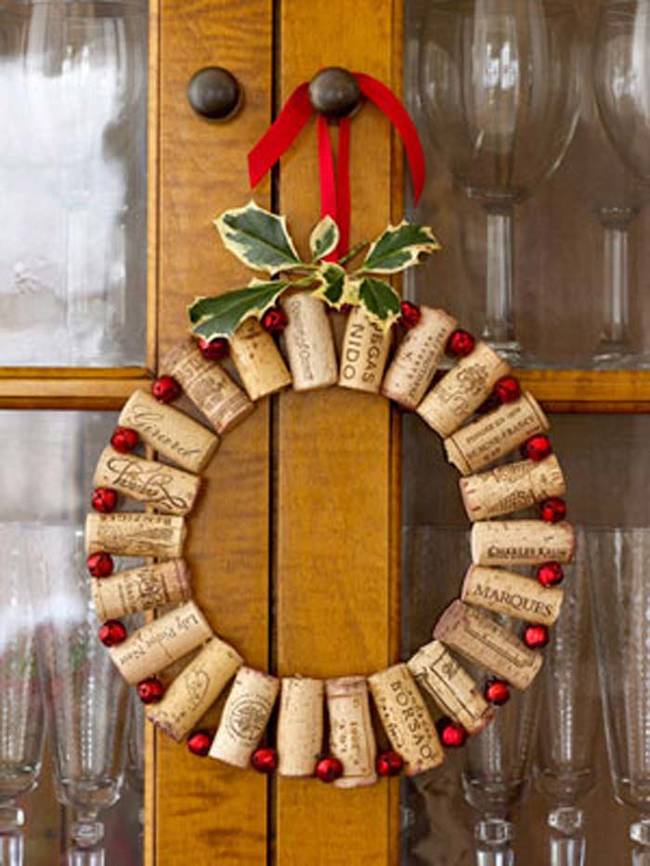 2.) Cork Wreath