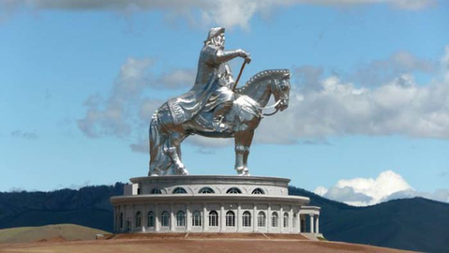 10.) The burial site of Genghis Khan.