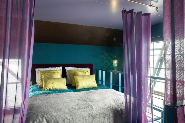 Faralda NDSM Crane Hotel has three suites to choose from. Pictured below is the Secret Suite