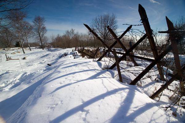 This is where the French front line was located at the Battle of Hartmannswillerkopf.