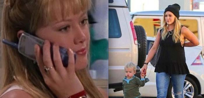 10.) Hilary Duff  from "Lizzie McGuire."