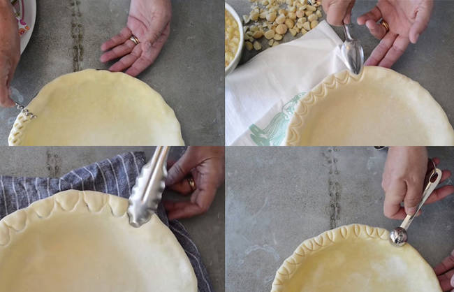 Step up your pie crust game by using other utensils instead of the same 'ole fork.