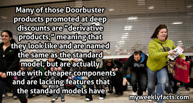 Don't get hoodwinked by the doorbuster deals!