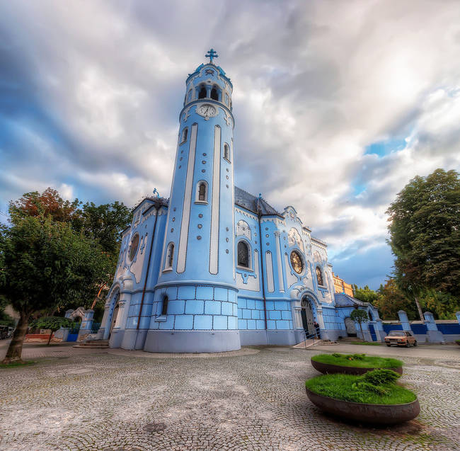 6.) Church of Saint Elizabeth, Slovakia.