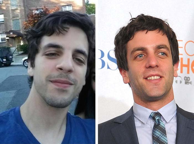 8.) Looks just like: BJ Novak.