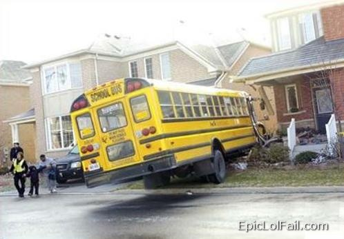 12.) I hope they got to school in time.