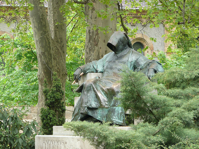 1.) "The Anonymous Statue" Budapest, Hungary