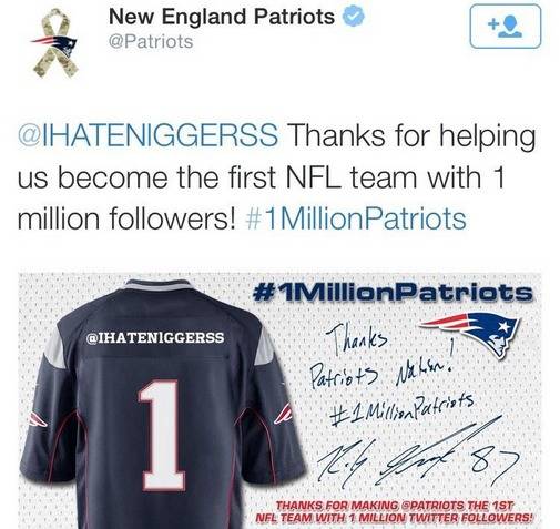 That time the New England Patriots' automatic Thank You tweets horribly backfired.