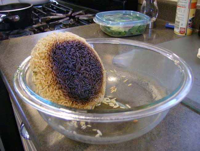 23.) If you're bad enough to burn rice, just stop.