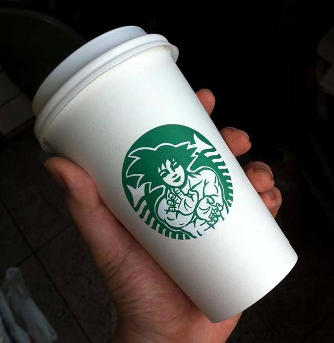 Dragon Ball Z meets Starbucks.