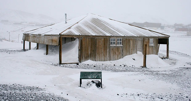 11.) Scott’s Hut, Antartica.