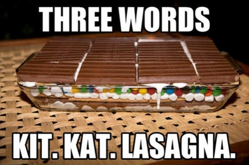 13.) Kit Kat Lasagna