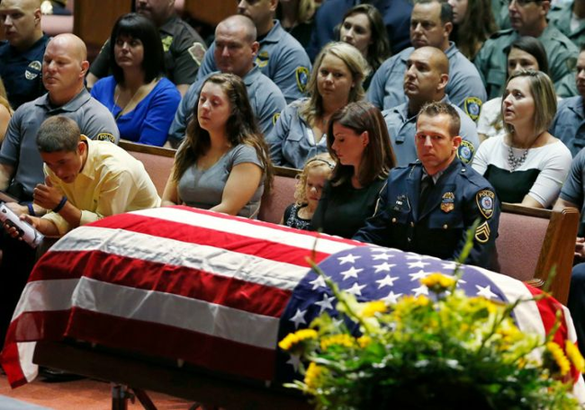 On August 24, 2014, Kye, a 3-year-old Belgian German shepherd police dog, was stabbed to death in Oklahoma City.