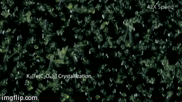 Crystallization potassium ferrioxalate