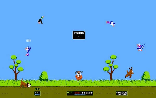 1.) The 2nd player in Duck Hunt could control the ducks.