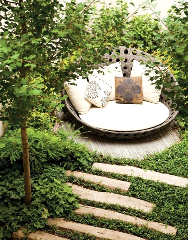 17. How about a nap in the secret garden?