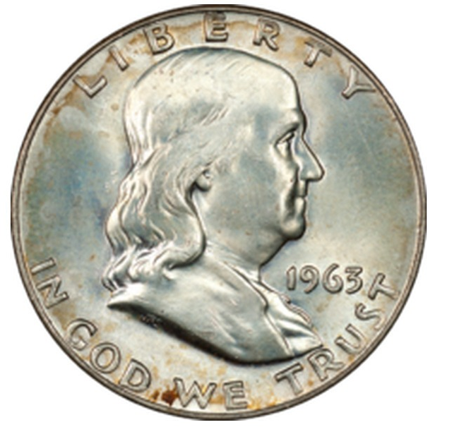 5.) Ben Franklin Half-Dollar.