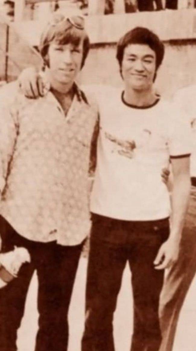 Bruce Lee hung out with Chuck Norris.