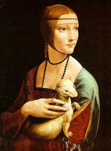 <i>Young Woman with an Ermine</i> - Leonardo da Vinci