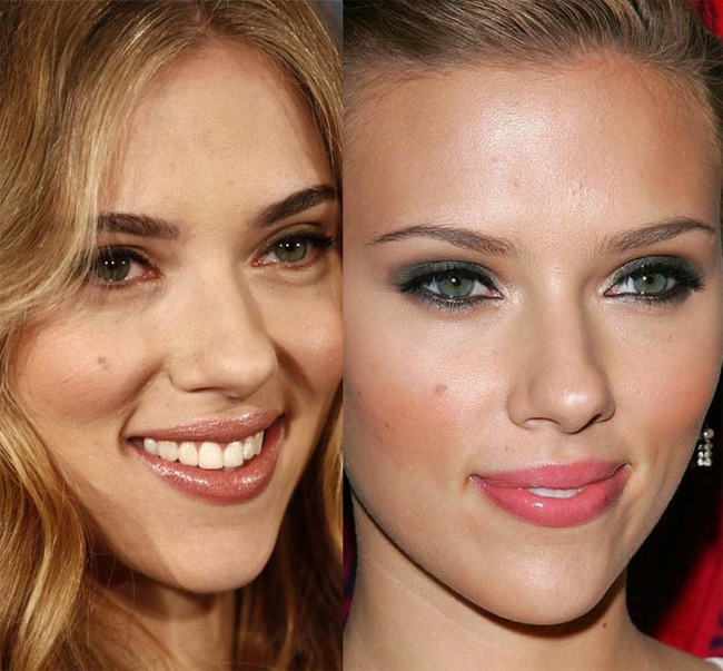 17.) Why does Scarlett Johansson look amazing in both pictures?!