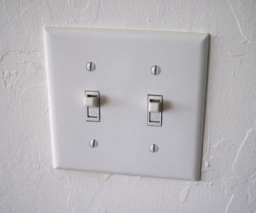 14.) Light Switches - Who would think to clean these things?