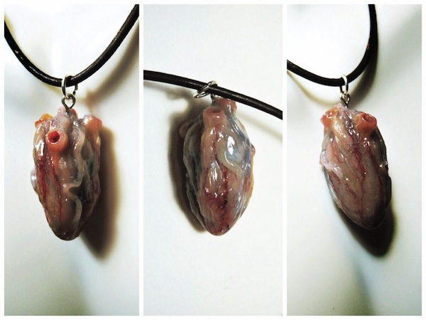 Human Heart Pendants