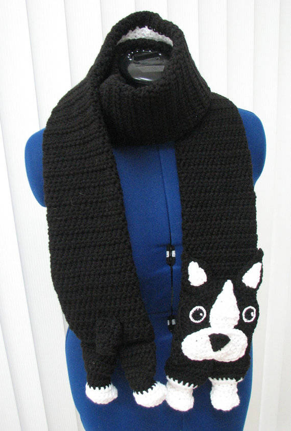 Boston Terrier Scarf