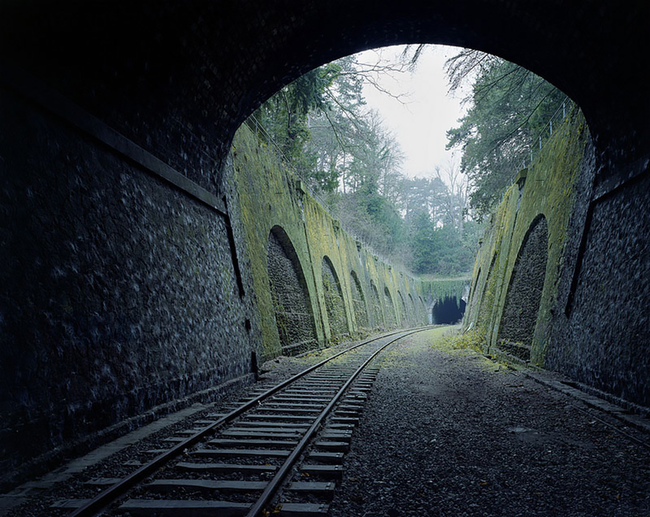 14.) 160 year old abandoned Paris railway, yup!