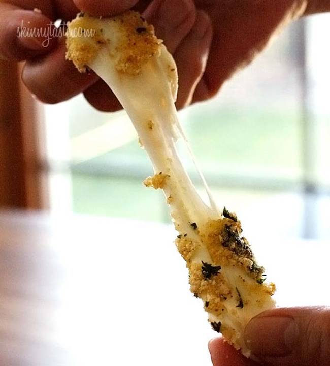 Baked Mozzarella Sticks