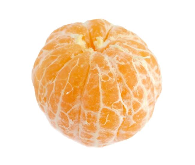 Instructions: fill a glass halfway with water, place the intact orange in and watch it float. Take the orange out, peel it, put it back into the glass and watch it sink.