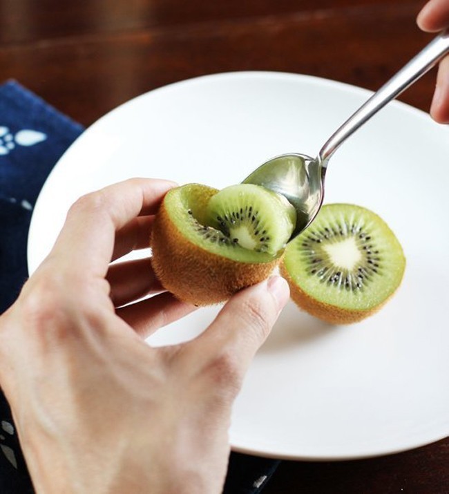 Kiwi: Turns into its own tiny little bowl!