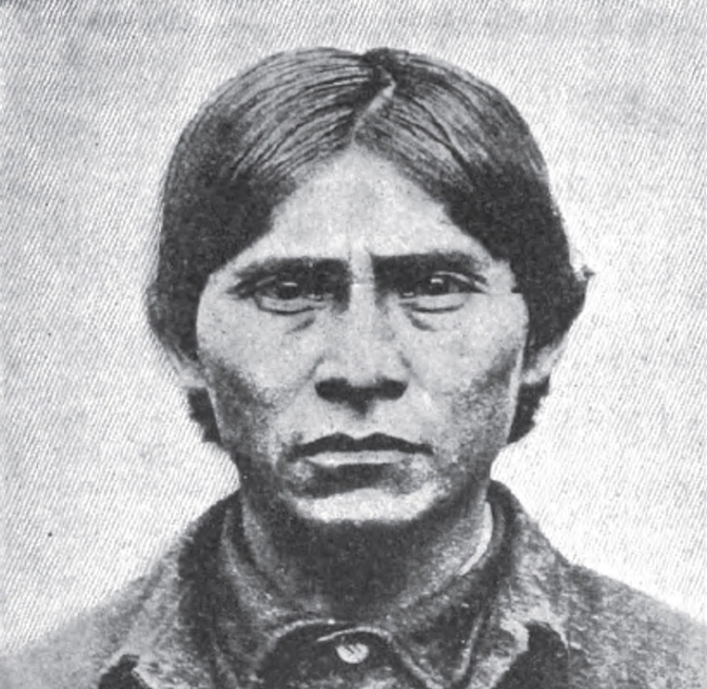 7.) His name was Haskay-bay-nay-ntayl but that's really silly sounding so everyone just called him 'Apache Kid'. He was originally adopted by the Chief of the Army Scouts, but a drunken night turned the Apache Kid on a killing spree. He was eventually caught and served time in Alcatraz.