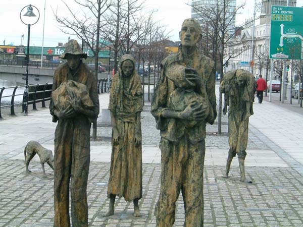 7.) Ireland's population has never fully recovered from the Great Potato Famine of the 1800s.