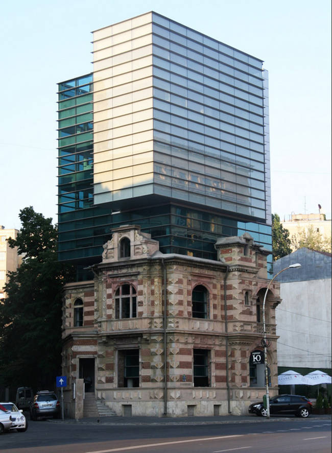 National Architects Union Headquarters in Bucharest, Romania.