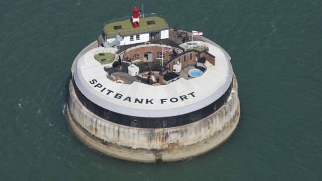 Spitbank Sea Fort Hotel, Hampshire, England