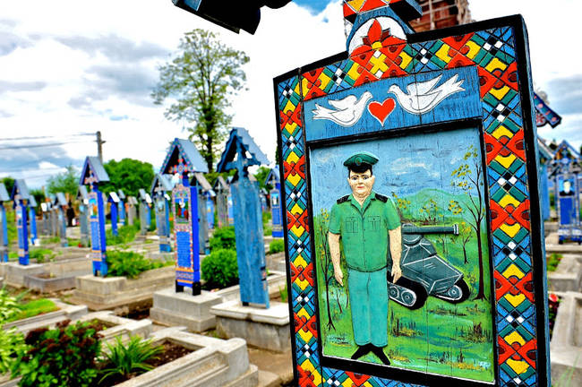 Some tombstones even have dual depictions. On one side exists an etching of how the person lived. On the other depicts how the person died.