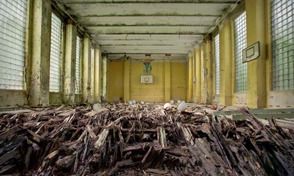 This military base in East Germany was constructed in 1937. It was used as a driving and riding school. During WWII, it was used as the Soviet 35th guards’ motor rifle division.