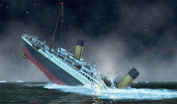 8. Not having enough life boats on the Titanic because it was "unsinkable."