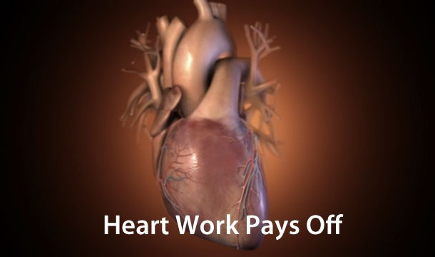 5.) Your heart is a super muscle, and it's used well beyond any other muscle in your body during a lifetime.